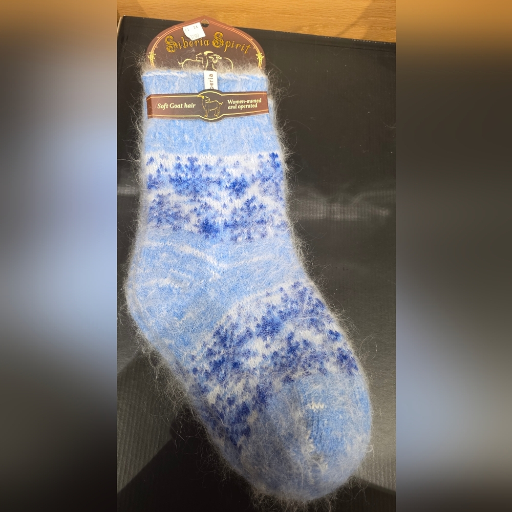 Siberia Spirit Crystal Snow Goat Wool Socks
